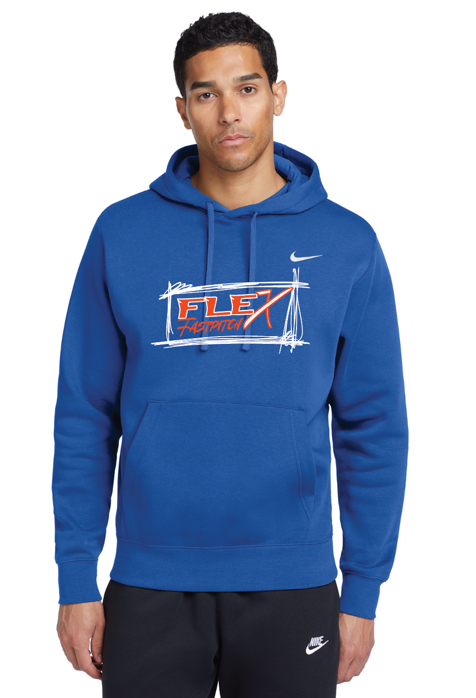 Nike Club Fleece Hoodie Flex Fast Pitch
