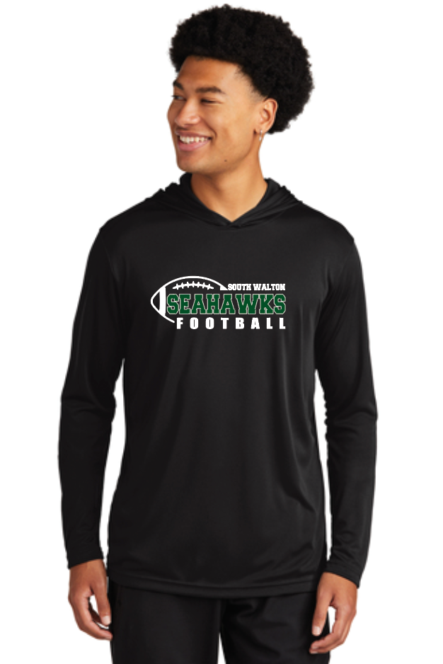 South Walton Football Long Sleeve Hooded Shirt