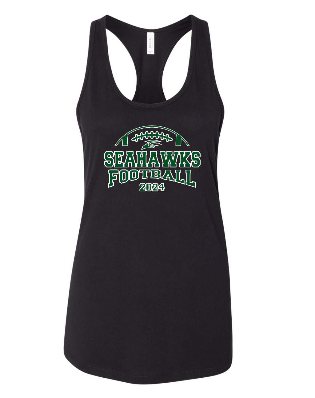 Seahawks Football Ladies Racerback Tank