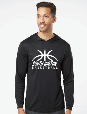 South Walton Basketball Long Sleeve Hooded Shirt