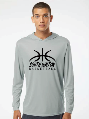 South Walton Basketball Long Sleeve Hooded Shirt