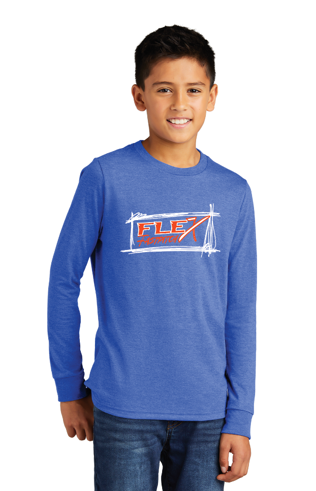 Youth Flex Fast Pitch Perfect TriBlend Long Sleeve Tee